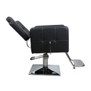 RUBY Fauteuil Barbier Noir - côté 2