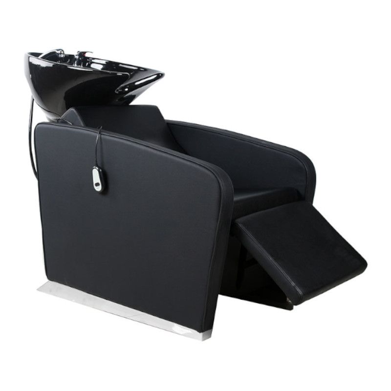Victoria Relax Bac Shampoo Nero con gambe elettriche in esecuzione