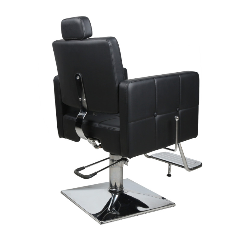 RUBY Fauteuil Barbier Noir - dos