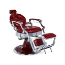 BARTON RED Fauteuil barbier allongé