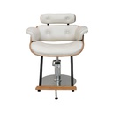 CLUB Fauteuil coiffure Blanc