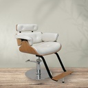 CLUB Fauteuil coiffure Blanc