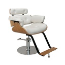 CLUB Fauteuil coiffure Blanc sans pied - Malys Équipements