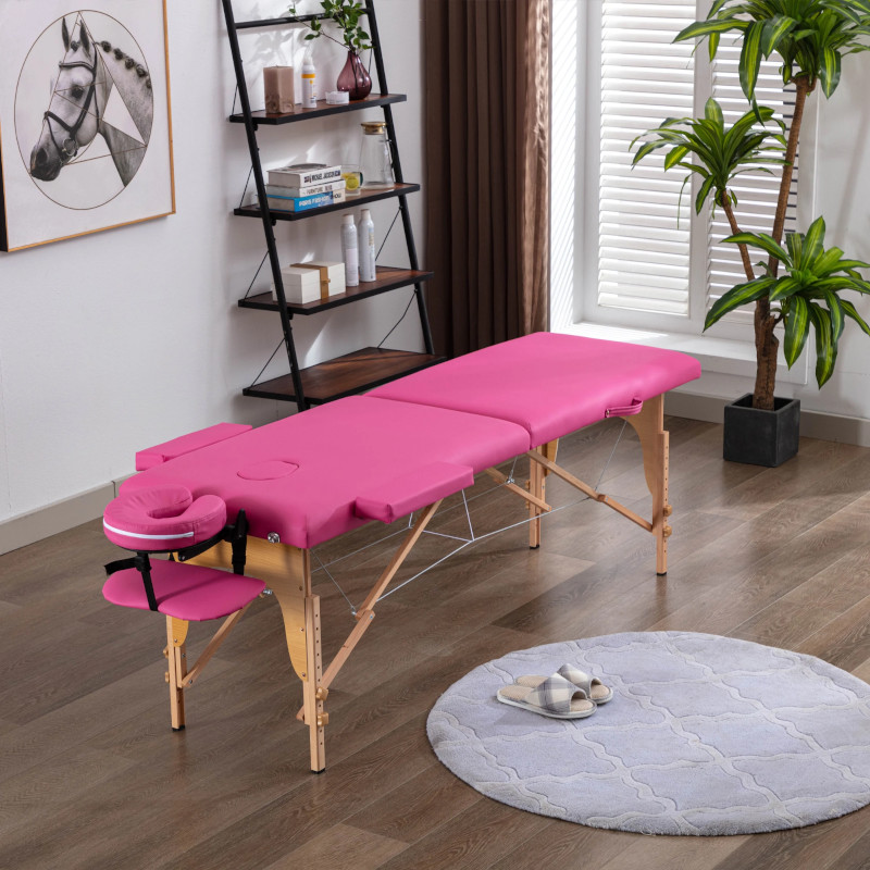 Table Pliante en Bois ARIA - Fuschia