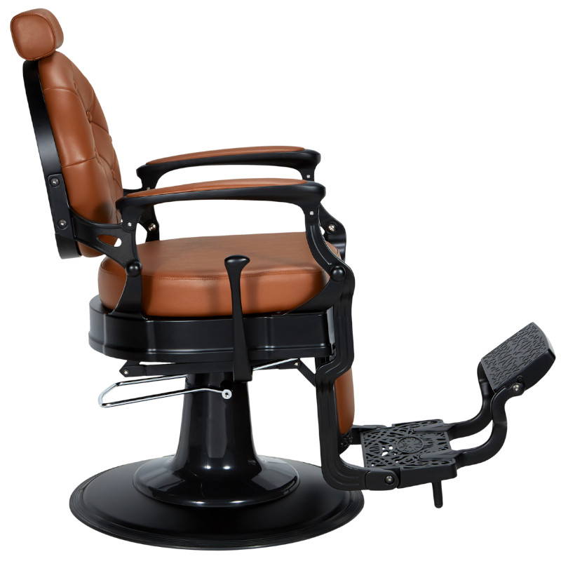 ELVI BROWN Fauteuil barbier profil - Malys Equipements