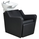 YANNIK B Bac Shampoing Relax - vasque blanche face 2 - Malys Equipements