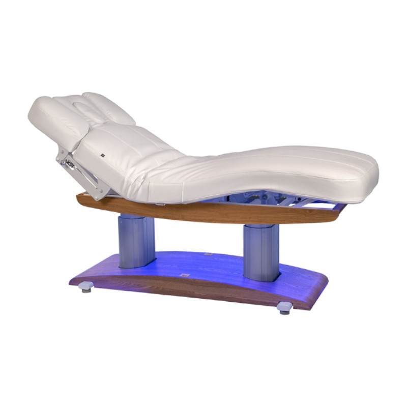 TROCH Table de Massage et soins électrique - Base bois clair