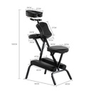 Chaise de Soin Pliante STELLA - Noir