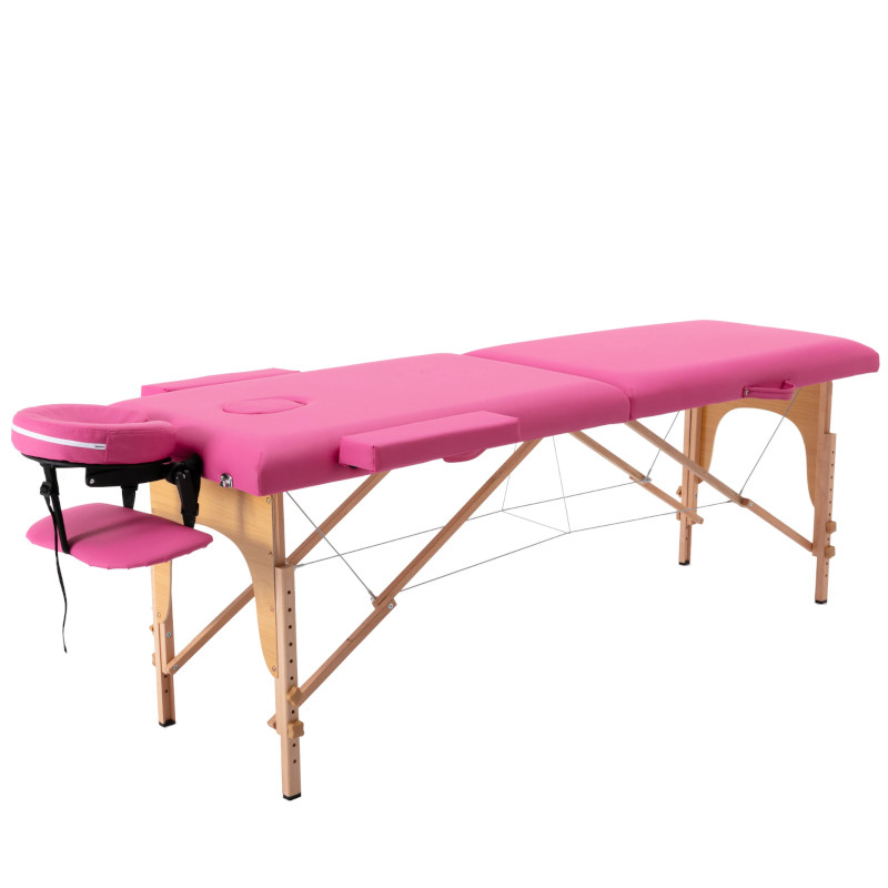 Table Pliante en Bois ARIA - Fuchsia plat - Plus Santé