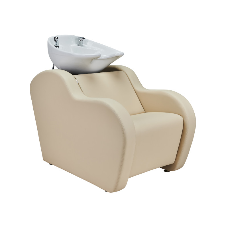 NORA MASSAGE Bac Shampoing - Vasque blanche - Maly Equipements