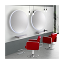 LABIA Coiffeuse murale LED - Ambiance Salon de Coiffure - Malys Equipements