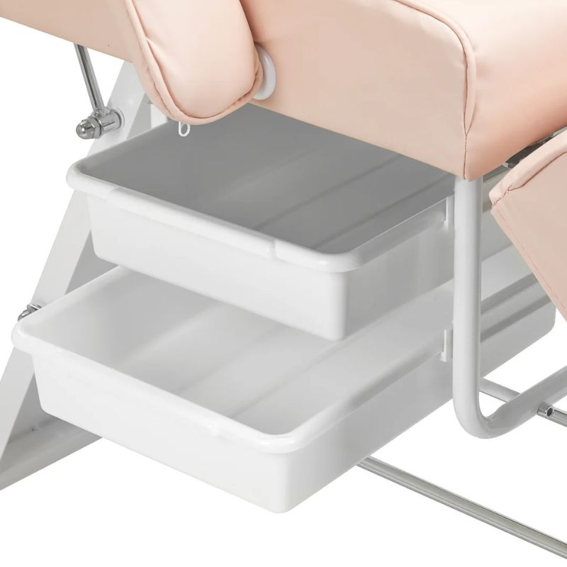 OTIS Rose Fauteuil de Soins Esthétiques avec bacs de rangements - Mobilier Esthétique - Mobilier Médical