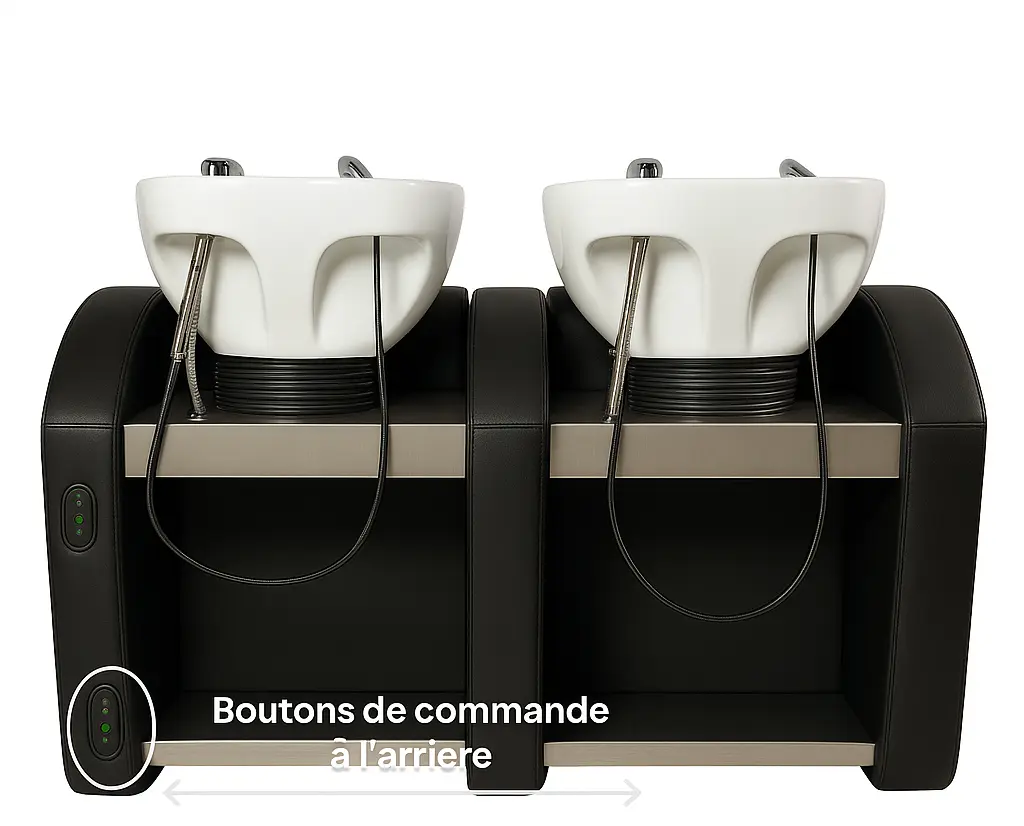 Bac shampoing double relax vibromassage - ROMA