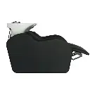 ROMA Double Relax Bac Shampoing avec Vasque Blanche - Vue de Profil - Mobilier coiffure - Meuble Coiffure - Malys Equipements