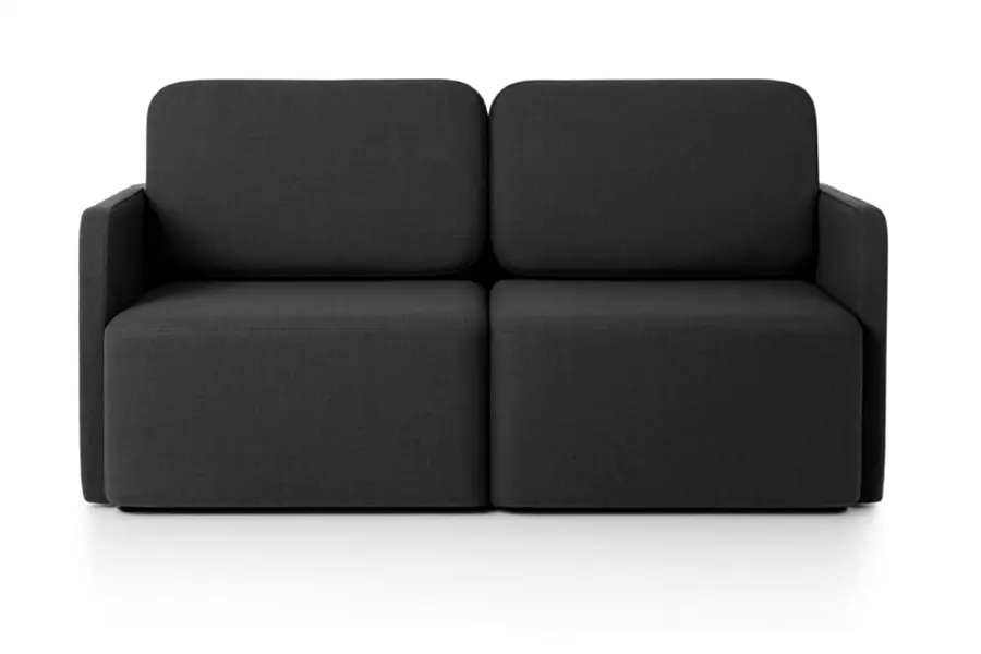 BUX 2 Places d'attente Noir- Malys Equipements