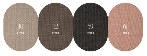 nuancier tissus LIBRA