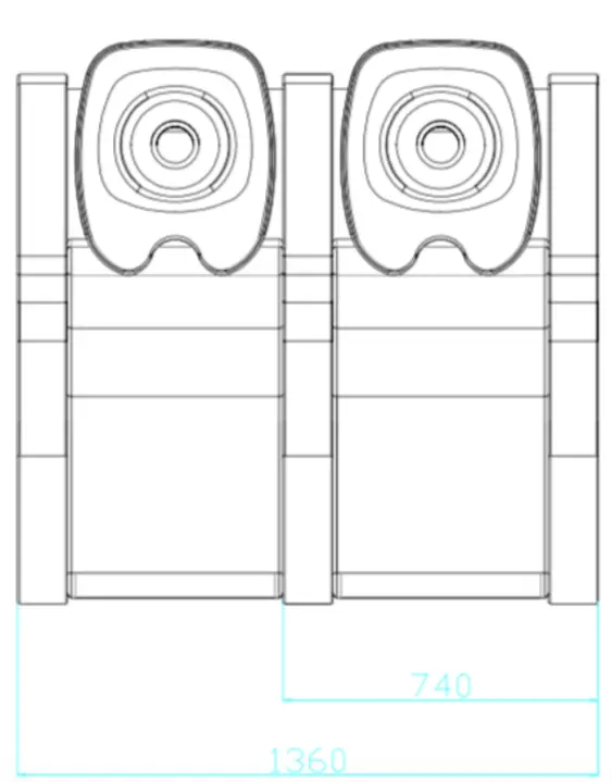 Dimensions ROMA DOUBLE CREME