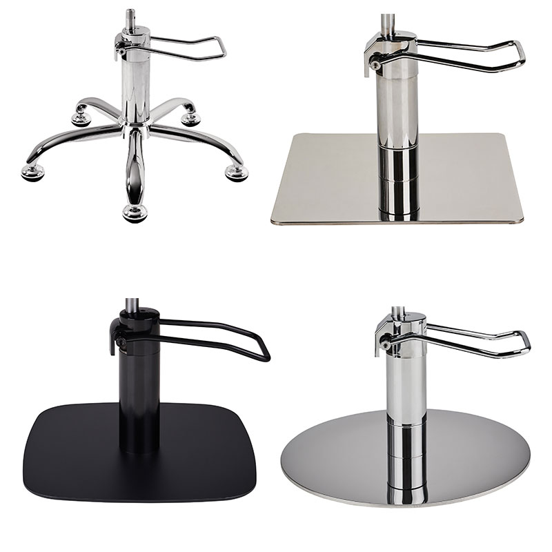 GLOBE Fauteuil Coiffure - base ronde chromée, base carré chromé et noire, base étoite chromée - fauteuil coiffure - Malys Equipements