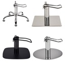 GLOBE Fauteuil Coiffure - base ronde chromée, base carré chromé et noire, base étoite chromée - fauteuil coiffure - Malys Equipements