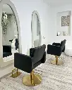 Vilio Gold Fauteuil Coiffure Noir.webp