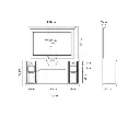 WILLIAM 3B - Coiffeuse Meuble Barbier.webp