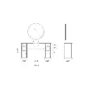 WILLIAM 10B - Coiffeuse meuble barbier.webp