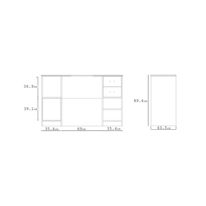 OKE 8 98 Coiffeuse - Bois noir.webp