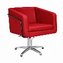 EGAN B Fauteuil coiffure Rouge.webp