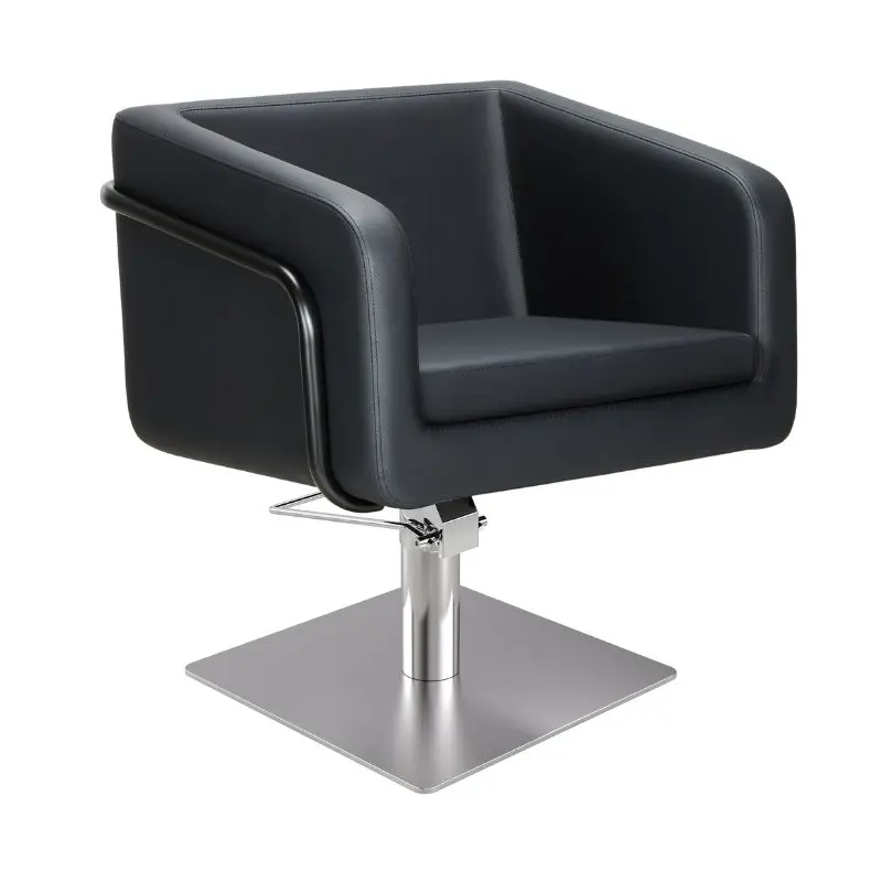 EGAN B Fauteuil coiffure Base Carré Inox.webp