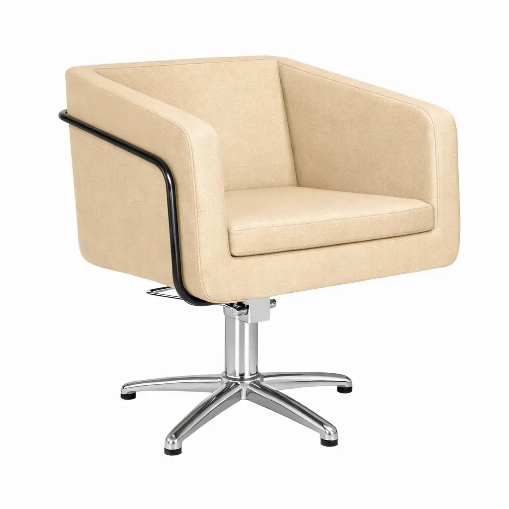 EGAN B Fauteuil coiffure Beige 02.webp
