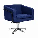 EGAN B Fauteuil coiffure Bleu Foncé 14.webp