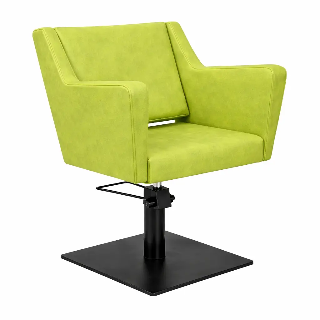 ANOUK BE Vert 11 Fauteuil coiffure Base Carrée Noire.webp