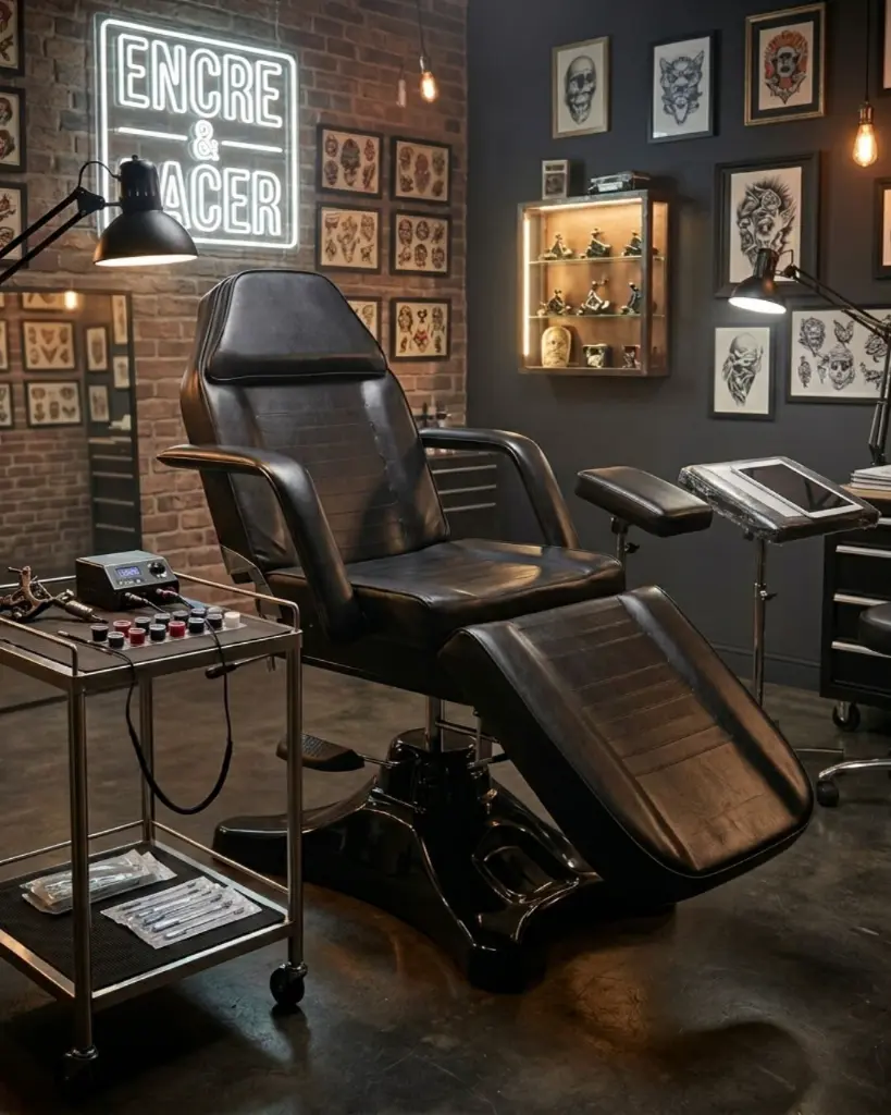 NORIA BLACK Fauteuil de Soins Esthétiques Hydraulique.webp