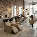 ANOUK Fauteuil coiffure 01-Blanc base ronde noir.webp