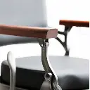 FLEK BLACK Fauteuil Barbier accoudoirs I Malys Equipements