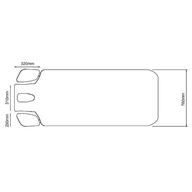 LIPS Table de Massage et Soins - schéma 2 - Malys Equipements