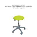 C7752 Table hydraulique 2 plans Ecopostural - tabouret - Malys Equipements