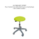 C7726 Table hydraulique 3 plans Ecopostural - tabouret - Malys Equipements