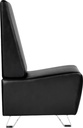 ALTO Fauteuil d'attente - noir - latéral - Malys Equipements