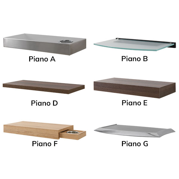 BALTIK Coiffeuse Murale - tablettes - Malys Equipements