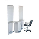 ALPHA Coiffeuse Murale - salon - Malys Equipements