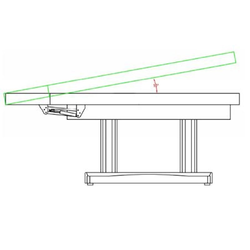 TENSOR Table de Massage et SPA anti-Trenddelenburg dimensions