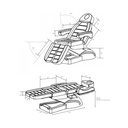 BRAE Fauteuil de Podologie Électrique