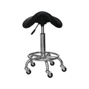 ZELA Noir Tabouret - face - Malys Equipements