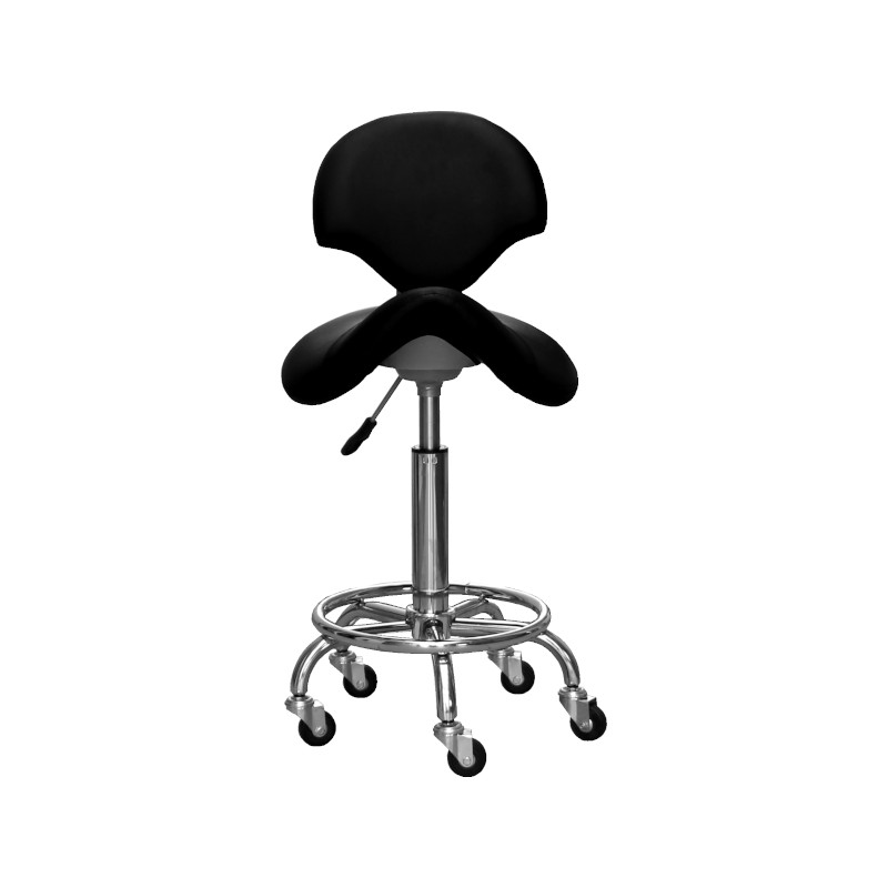 ARIA Noir Tabouret - face - Malys Equipements