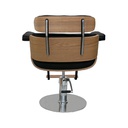 CLUB Fauteuil Barbier et Maquillage - dos noir