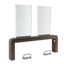NUBIA 2 Wall-mounted Dressing Table 2 seats