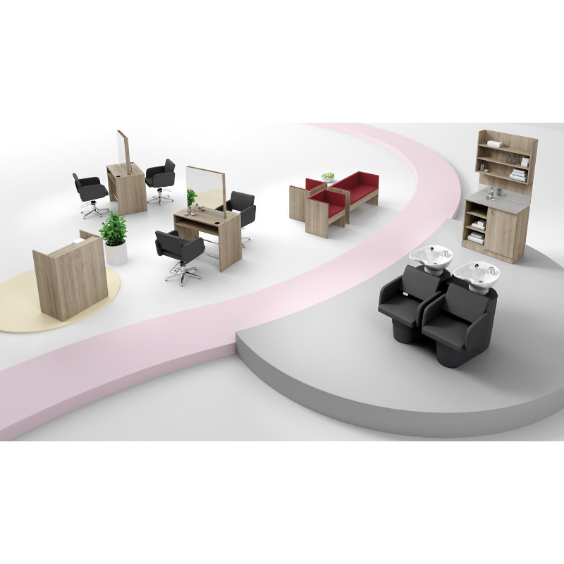 RUNAWAY STUDIO Salone di parrucchiere completo