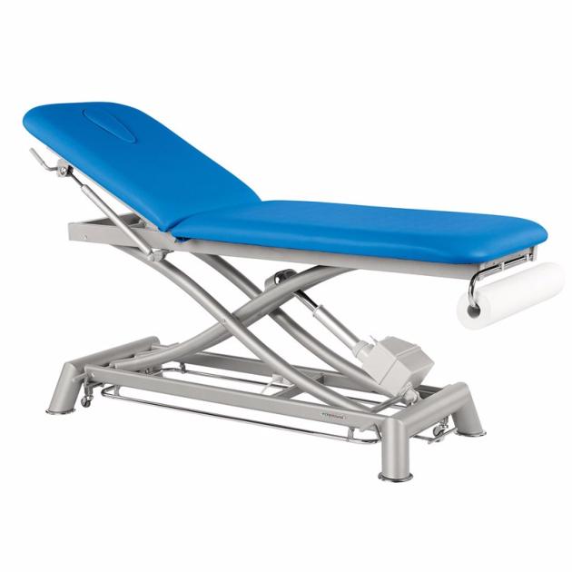 C7952 Ecopostural 2-top electric table and 1 FREE stool