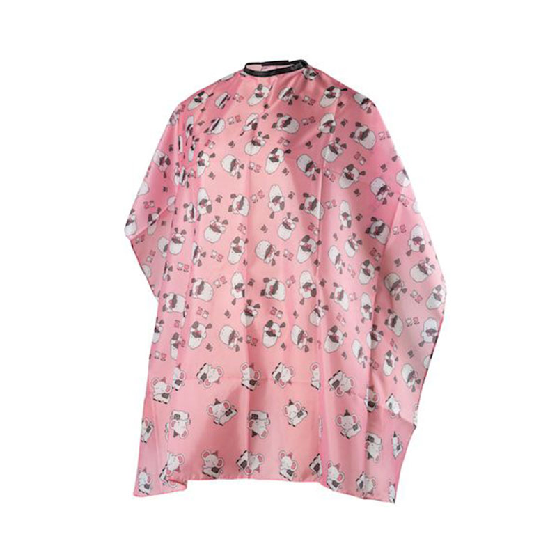 PATITOS ROSE Accappatoio da parrucchiere per bambini